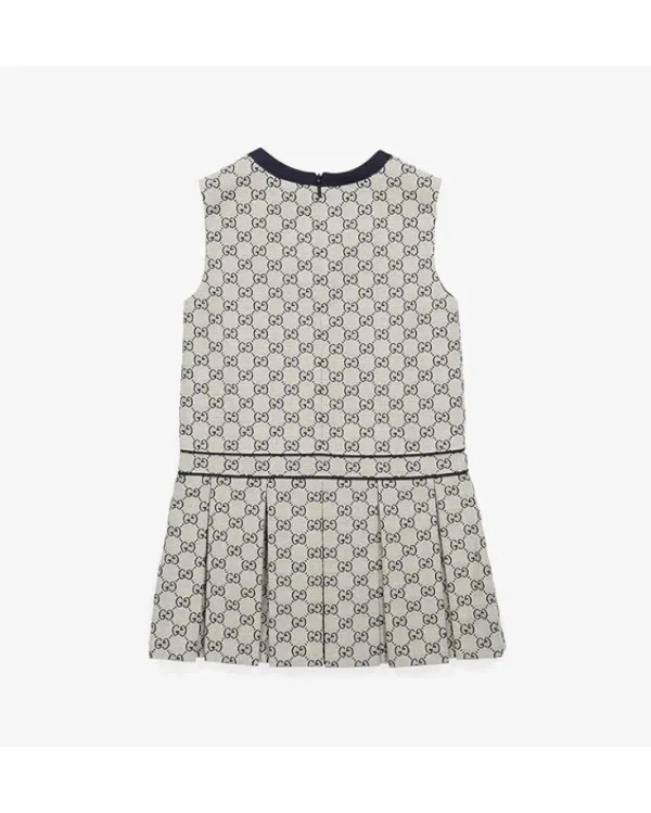 Gucci Kids GG Canvas Sleeveless Dress (Little Kids/Big Kids) | Kids Dresses