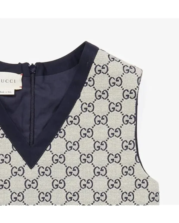 Gucci Kids GG Canvas Sleeveless Dress (Little Kids/Big Kids) | Kids Dresses