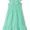 Hatley Kids Gingham Seersucker Smocked Dress (Toddler/Little Kid/Big Kid) | Kids Dresses