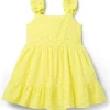 Janie and Jack Girls Eyelet Dress (Toddler/Little Kid/Big Kid) | Kids Dresses