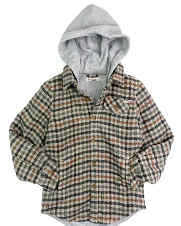 Appaman Kids Glen Hooded Shirt (Toddler/Little Kids/Big Kids) | Kids/BOY Shirts & Tops