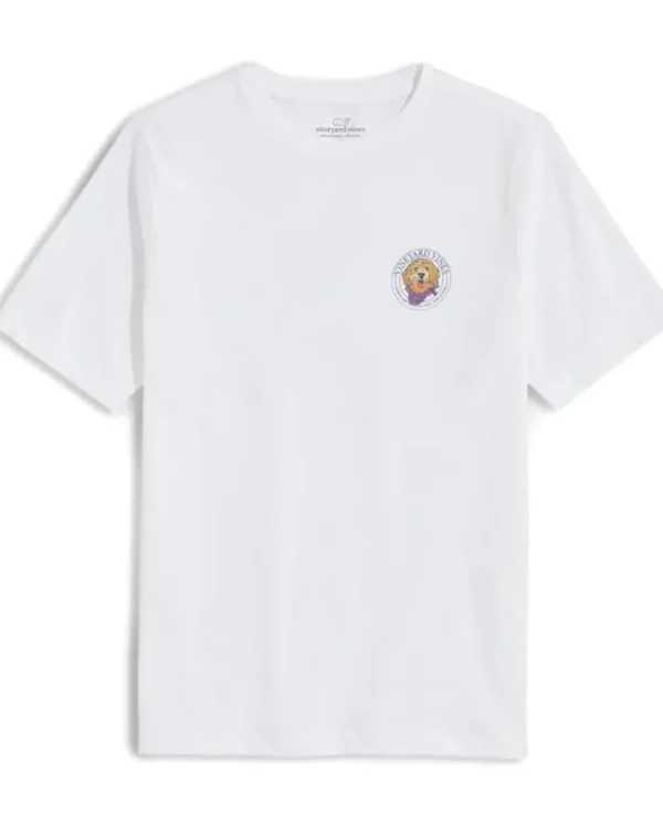 Vineyard Vines Kids Golden Doodle Short Sleeve Tee (Toddler/Little Kids/Big Kids) | Kids/BOY Shirts & Tops