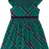 Janie and Jack Plaid Dress (Toddler/Little Kids/Big Kids) | Kids Dresses