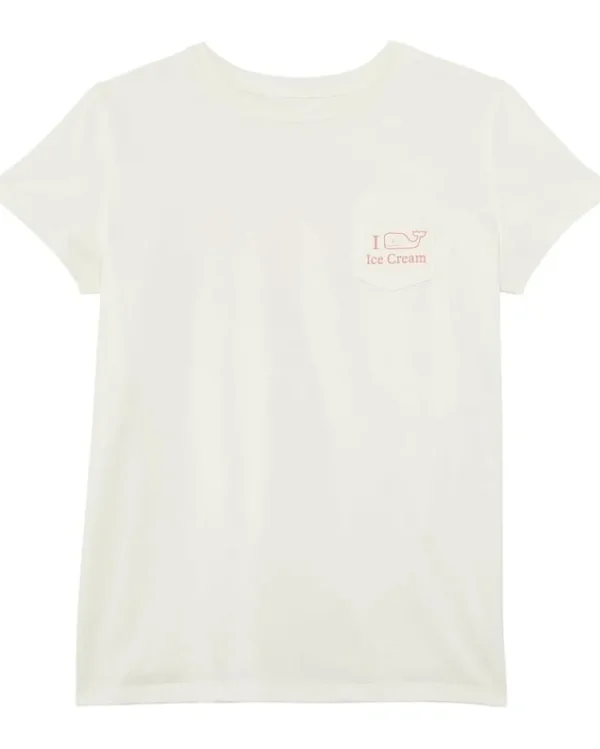 Vineyard Vines Kids I Whale Ice Cream Short Sleeve (Toddler/Little Kids/Big Kids) | Kids Shirts & Tops