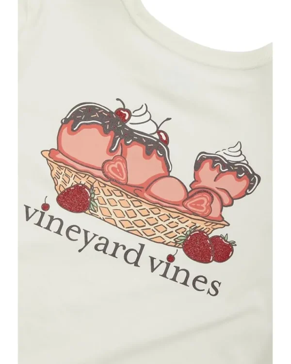 Vineyard Vines Kids I Whale Ice Cream Short Sleeve (Toddler/Little Kids/Big Kids) | Kids Shirts & Tops