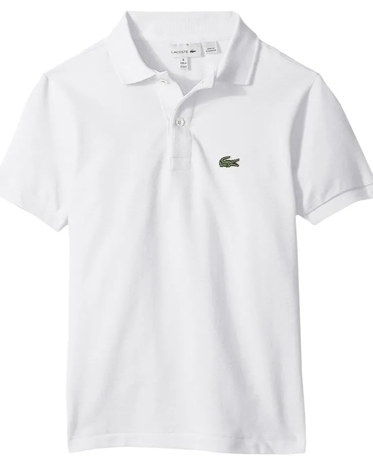 l_short_sleeve_classic_pi_0.webp Lacoste Kids L1812 Short Sleeve Classic Pique Polo (Toddler/Little Kids/Big Kids) | Kids/BOY Shirts & Tops