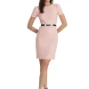 Lauren Ralph Lauren Lace Puff-Sleeve Cocktail Dress | Women Plus Size