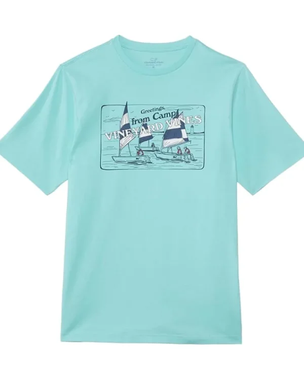 Vineyard Vines Kids Letter From Camp Short-Sleeve Tee (Toddler/Little Kids/Big Kids) | Kids/BOY Shirts & Tops