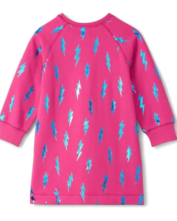 Hatley Kids Lightening Bolt Sweatshirt Dress (Toddler/Little Kid/Big Kid) | Kids Dresses