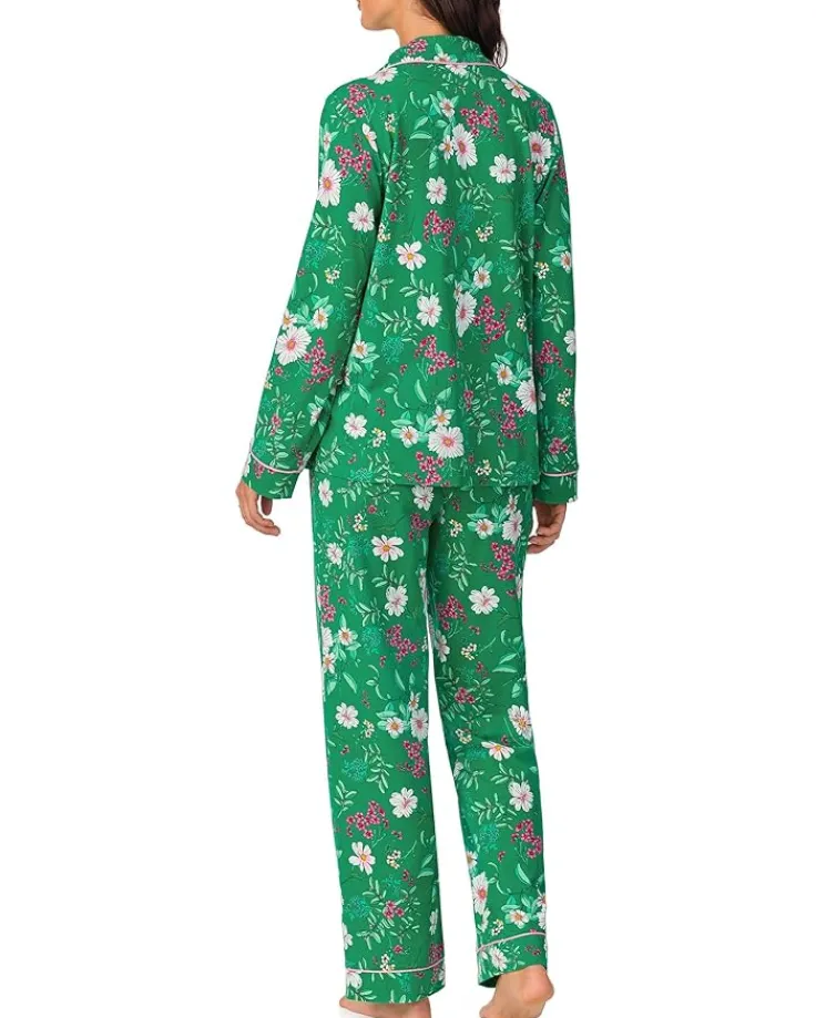 long_sleeve_classic_cotto_1.webp Bedhead PJs Long Sleeve Classic Cotton Knit Pajama Set | Women Sleepwear