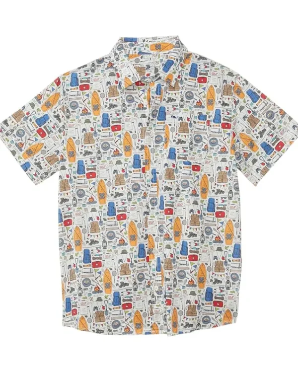 Vineyard Vines Kids Madras Short-Sleeve Shirt (Toddler/Little Kids/Big Kids) | Kids/BOY Shirts & Tops
