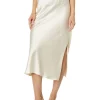Vince Camuto Skirts<Midi Pencil Skirt w/ Side Slit Birch