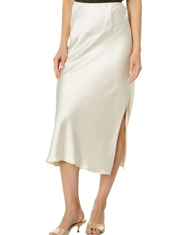 Vince Camuto Skirts<Midi Pencil Skirt w/ Side Slit Birch