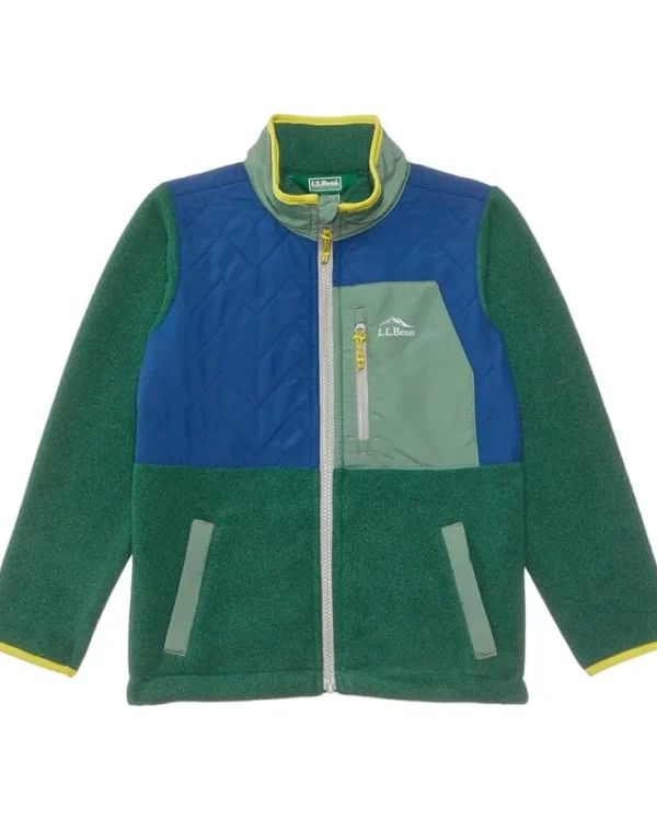 L.L.Bean Mountain Classic Fleece Mixed Media Jacket (Little Kids) | Kids/BOY Coats & Jackets | Coats & Jackets