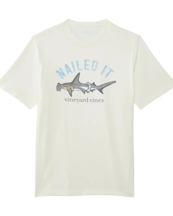 Vineyard Vines Nailed It Short Sleeve Tee (Toddler/Little Kid/Big Kid) | Kids/BOY Shirts & Tops