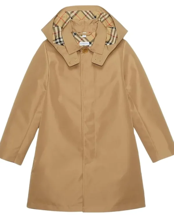 Burberry Kids Nathaniel Trench Coat (Little Kid/Big Kid) | Kids/BOY Coats & Jackets