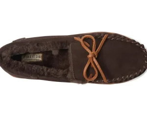 FIRESIDE by Dearfoams Nelson Bay Mocassin with Bow Tie | Slippers