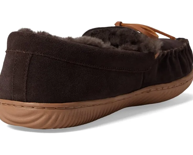 nelson_bay_mocassin_with__4.webp FIRESIDE by Dearfoams Nelson Bay Mocassin with Bow Tie | Slippers