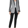 DKNY One-Button Peak Lapel Combo Jacket | Women Coats & Outerwear