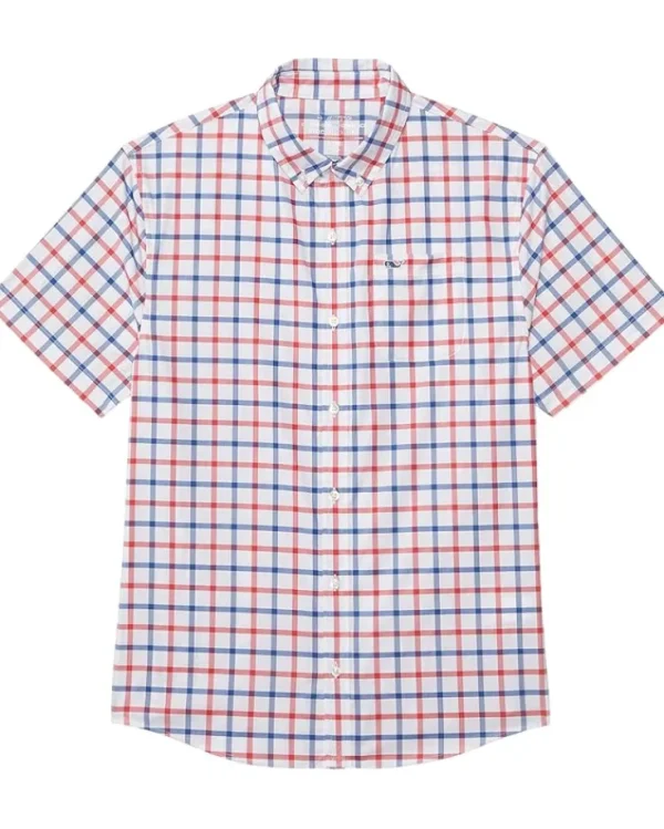 Vineyard Vines Kids Otg Brrr Check Short Sleeve (Toddler/Little Kids/Big Kids) | Kids/BOY Shirts & Tops