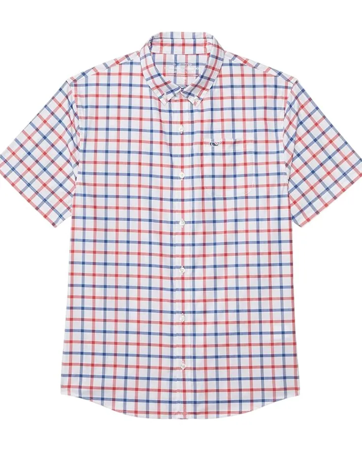 otg_brrr_check_short_slee_0.webp Vineyard Vines Kids Otg Brrr Check Short Sleeve (Toddler/Little Kids/Big Kids) | Kids/BOY Shirts & Tops