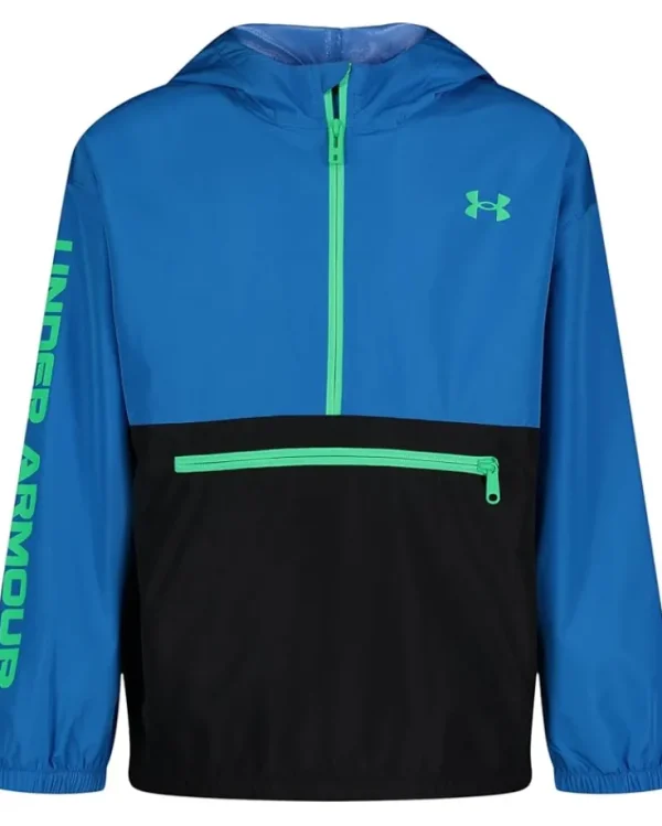 Under Armour Kids Packable Pop Over Windbreaker (Big Kid) | Kids/BOY Coats & Jackets