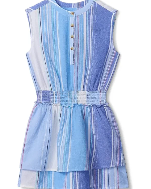 Hatley Kids Patchwork Smocked Waist Dress (Toddler/Little Kids/Big Kids) | Kids Dresses