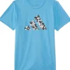 adidas Kids Pebble Camo Logo SS Tee(Toddler/Little Kid) | Kids/BOY Shirts & Tops