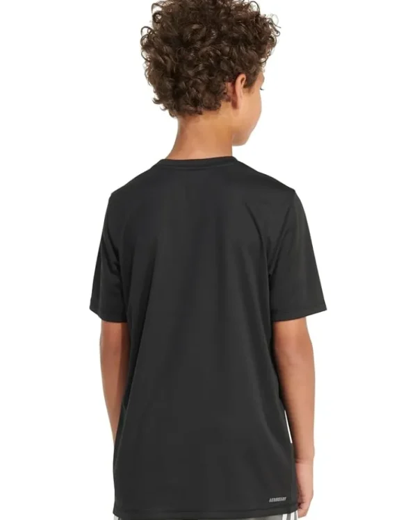 adidas Kids Pebble Camo Logo SS Tee(Toddler/Little Kid/Big Kid) | Kids Shirts & Tops