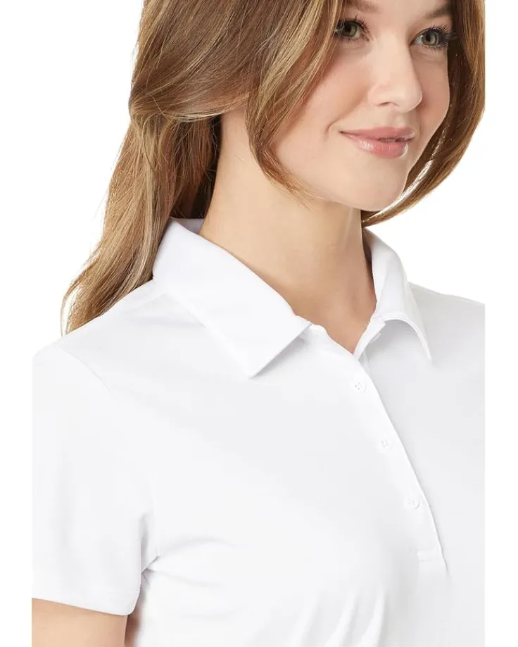 performance_solid_short_s_2.webp adidas Golf Performance Solid Short Sleeve Golf Polo Shirt | Women Activewear | Shirts & Tops