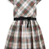 Polo Ralph Lauren Kids Plaid Fit-and-Flare Dress (Big Kids) | Kids Dresses