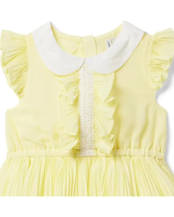 Janie and Jack Pleated Chiffon Dress (Toddler/Little Kids/Big Kids) | Kids Dresses