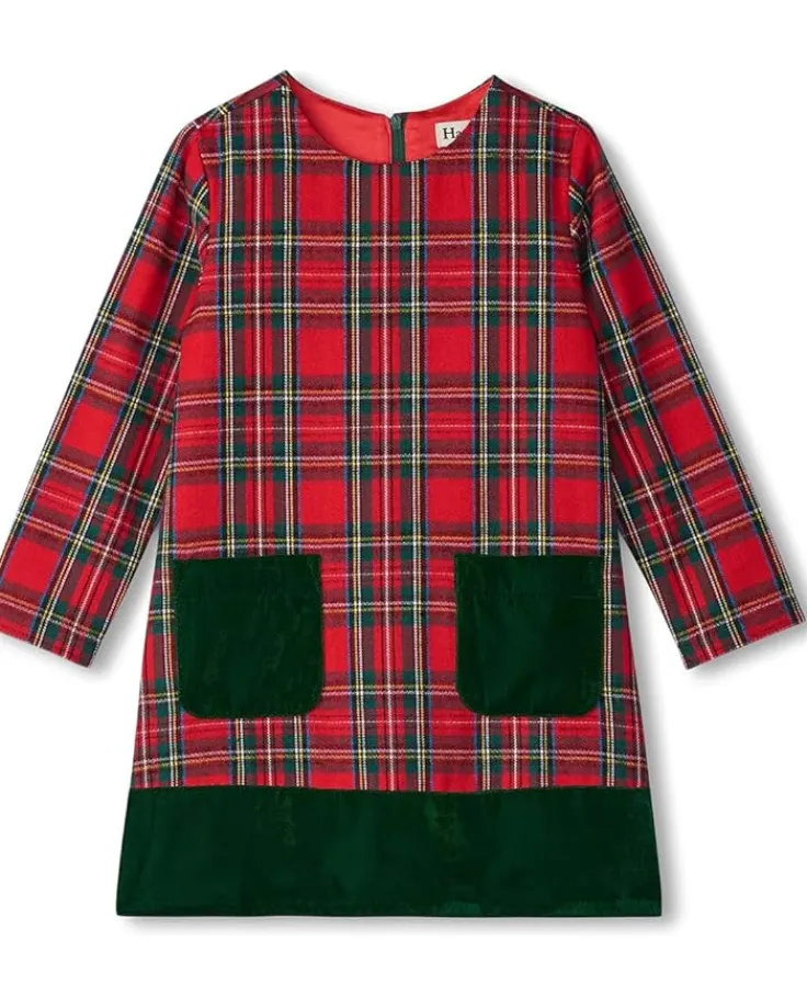 red_plaid_aline_dress_tod_0.webp Hatley Kids Plaid A-Line Dress (Toddler/Little Kid/Big Kid) | Kids Dresses