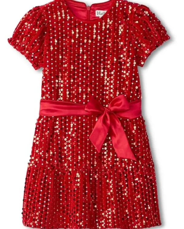 Hatley Kids Sequins Velvet Dress (Toddler/Little Kid/Big Kid) | Kids Dresses