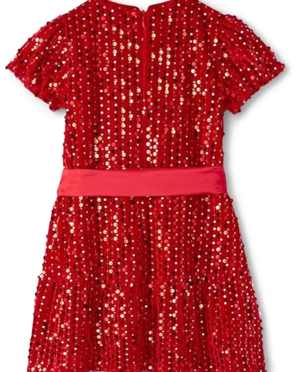 Hatley Kids Sequins Velvet Dress (Toddler/Little Kid/Big Kid) | Kids Dresses