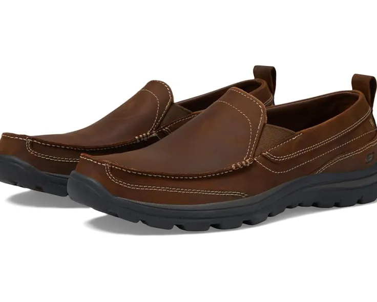 relaxed_fit_superior__gai_0.webp SKECHERS Relaxed Fit Superior - Gains | Loafers