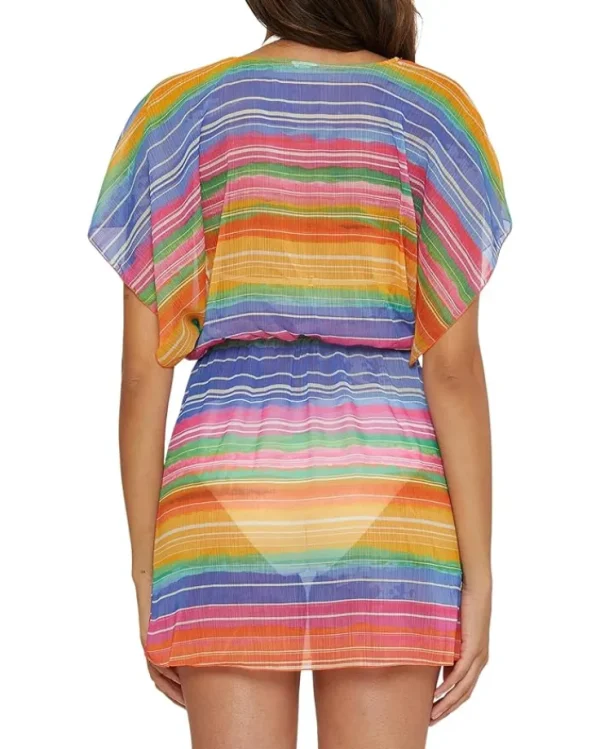 BECCA Swimwear & Cover Ups<Shoreline Chiffon Tunic Multi