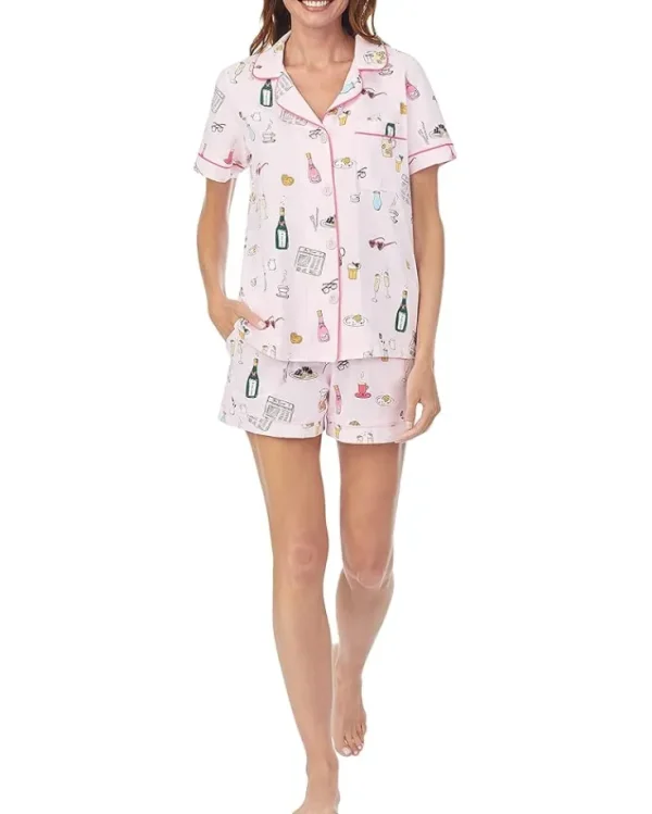 Bedhead PJs Short Sleeve Classic Shorty PJ Set | Women Sleepwear