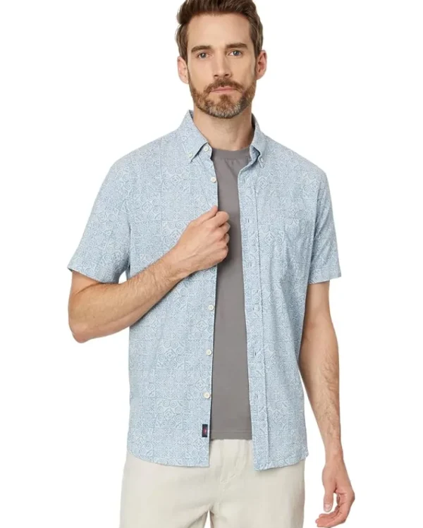 Faherty Short Sleeve Stretch Playa Shirt | Shirts & Tops