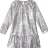 Hatley Kids Silver Shimmer Aline Dress (Toddler/Little Kids/Big Kids) | Kids Dresses