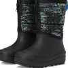 Bogs Kids Snow Shell Zip - Metallic Stripes (Toddler/Little Kid/Big Kid) | Kids/BOY Boots