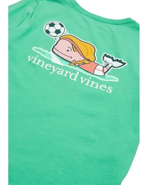 Vineyard Vines Soccer Long Sleeve Tee (Toddler/Little Kid/Big Kid) | Kids Shirts & Tops