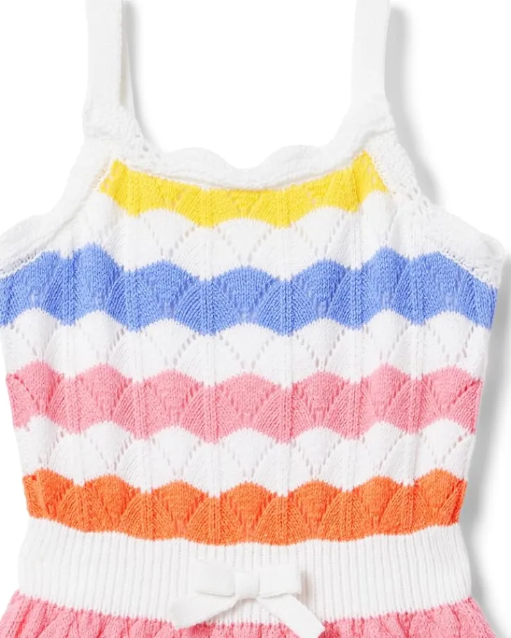 stripe_sweater_dress_todd_2.webp Janie and Jack Stripe Sweater Dress (Toddler/Little Kids/Big Kids) | Kids Dresses