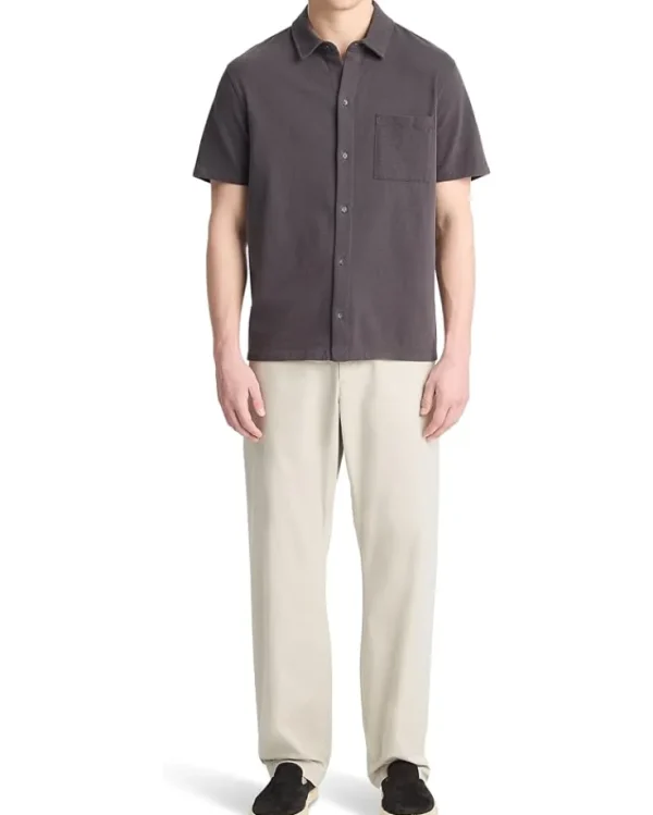 Vince Sueded Jersey S/S Button Down | Shirts & Tops