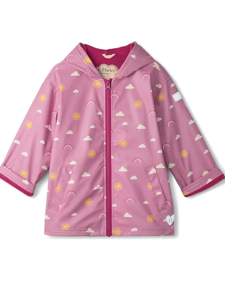 sun_charms_zipup_rain_jac_0.webp Hatley Kids Sun Charms Zip-Up Rain Jacket (Toddler/Little Kid/Big Kid) | Kids/BOY Coats & Jackets | Coats & Jackets