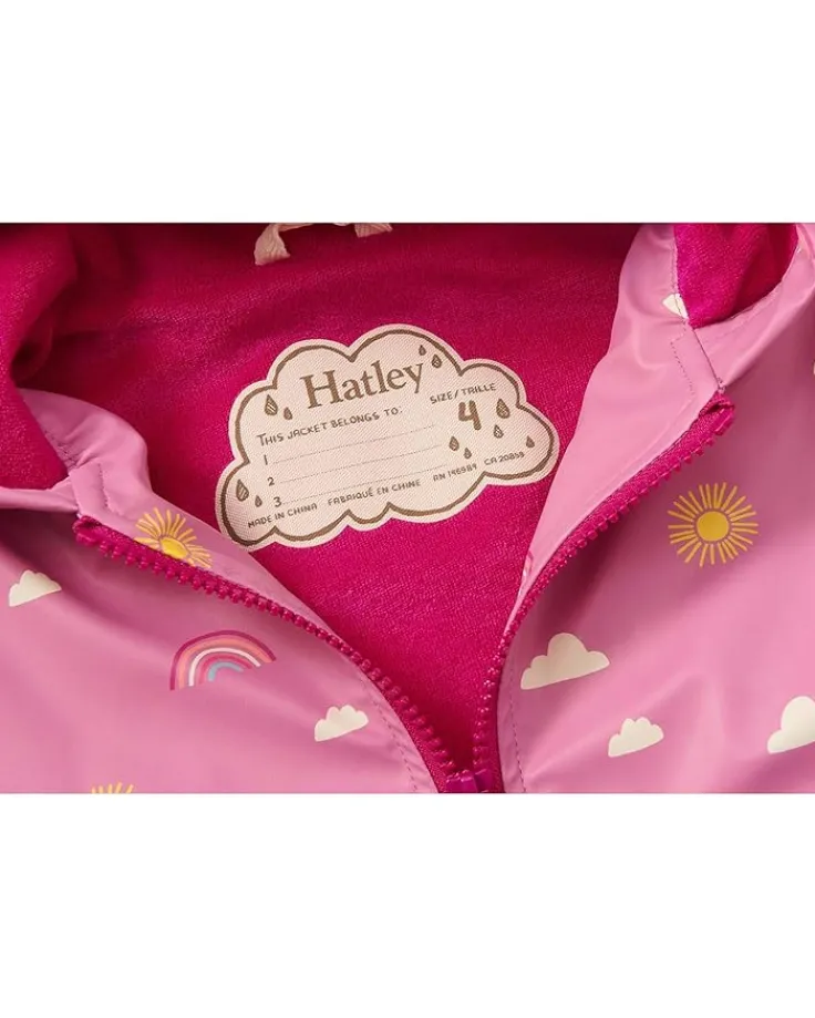 sun_charms_zipup_rain_jac_2.webp Hatley Kids Sun Charms Zip-Up Rain Jacket (Toddler/Little Kid/Big Kid) | Kids/BOY Coats & Jackets | Coats & Jackets