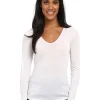 Jamie Sadock Sunsense® Long Sleeve Layering Top | Women Activewear