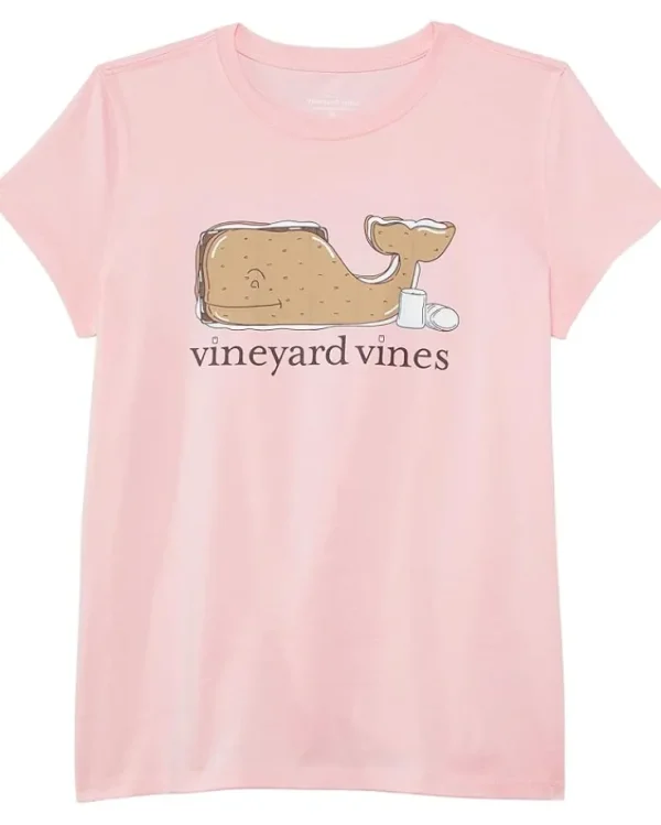 Vineyard Vines Kids S'Mores Whale Short Sleeve (Toddler/Little Kids/Big Kids) | Kids Shirts & Tops