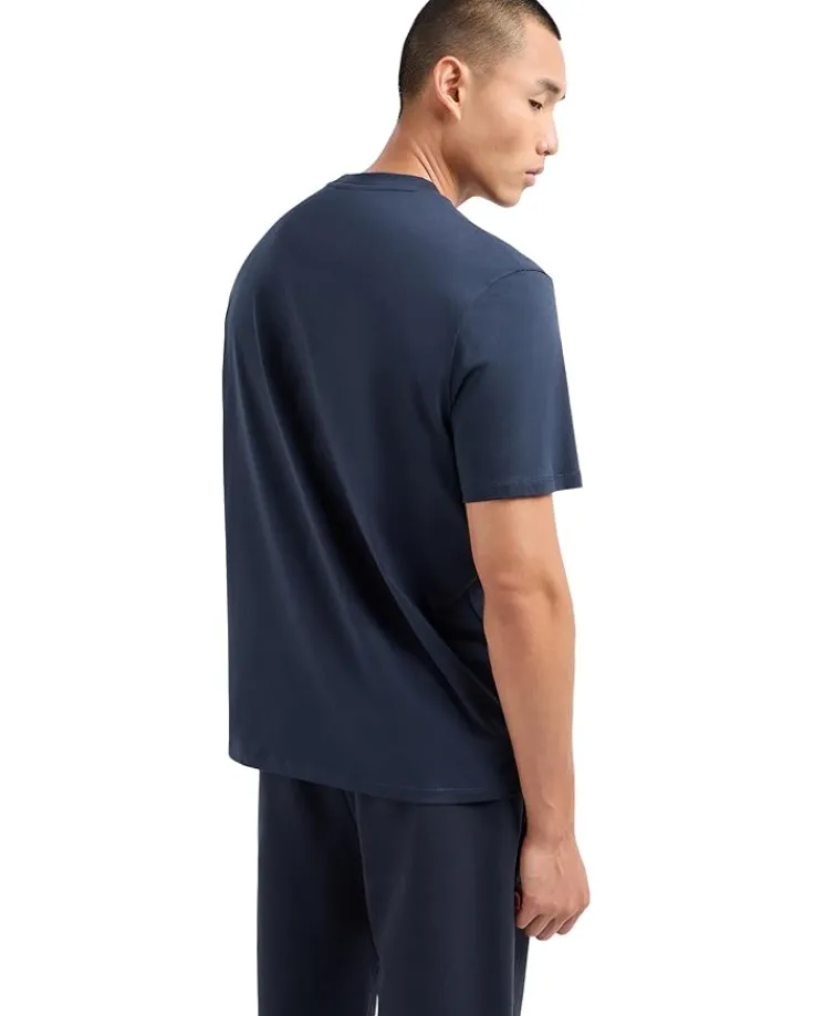 textured_logo_regular_fit_1.webp Armani Exchange Textured Logo Regular Fit Cotton Jersey Tee | Shirts & Tops
