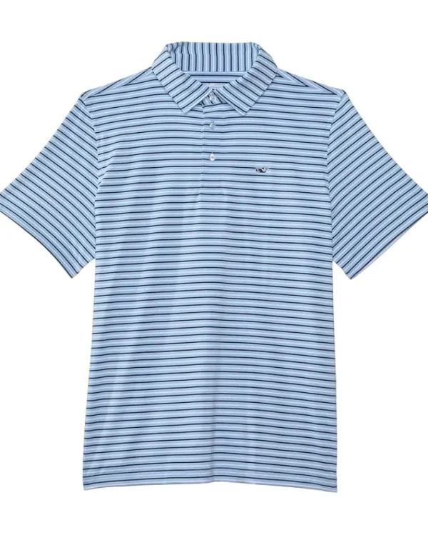 Vineyard Vines Kids Tri-Color Sankaty Polo (Toddler/Little Kid/Big Kid) | Kids/BOY Shirts & Tops